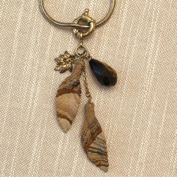 Napier | Natural Charm Cluster Necklace | 24” Length - Picture 3 of 4